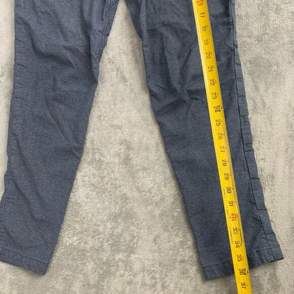Lululemon ABC Pants Men 31x29” Slim Fit Trouser Tech Canvas Heathered Blue *FLAW - Picture 6 of 16
